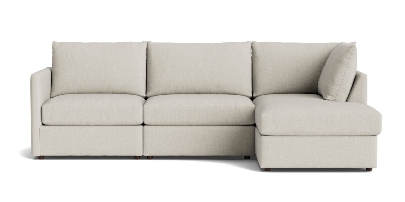 Beckham Thin Track Arm Modular Sofa with Ottoman 2676CSECT23KIT27