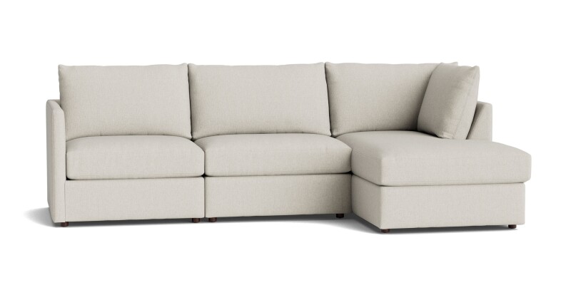 Beckham Thin Track Arm Modular Sofa with Ottoman 2676CSECT23KIT34