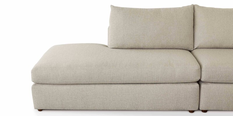 Beckham Bumper Modular Sectional with Console 2676CSECTLBKIT21