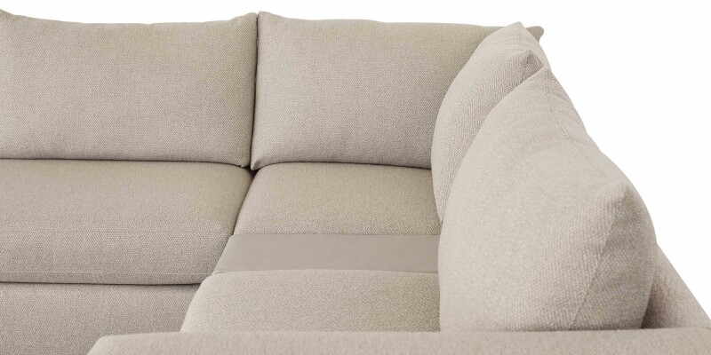 Beckham Bumper Modular Sectional with Console 2676CSECTLBKIT35