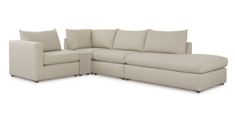 Beckham Bumper Modular Sectional with Console 2676CSECTRBKIT21