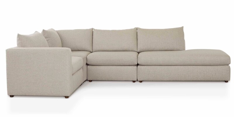 Beckham Bumper Modular Sectional with Console 2676CSECTRBKIT24