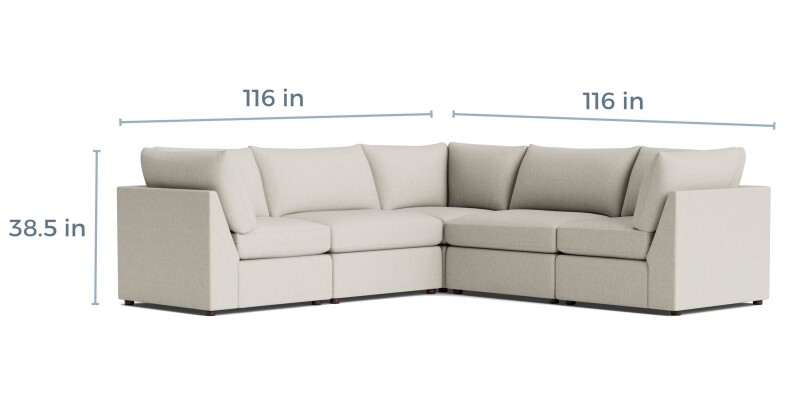 Beckham Modular L-Shaped Sectional 2676LCSECTFC