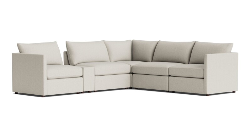 Beckham Thin Track Arm Modular L-Shaped Sectional 2676LSECTACKIT21
