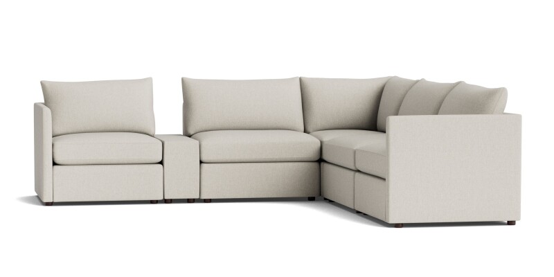 Beckham Thin Track Arm Modular L-Shaped Sectional 2676LSECTACKIT34