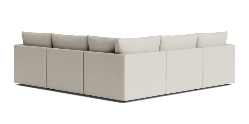 Beckham Thin Track Arm Modular L-Shaped Sectional 2676LSECTARMKIT28