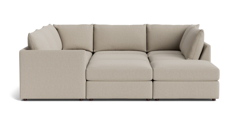 Beckham Thin Track Arm Modular Pit Sectional 2676PSECTFC0