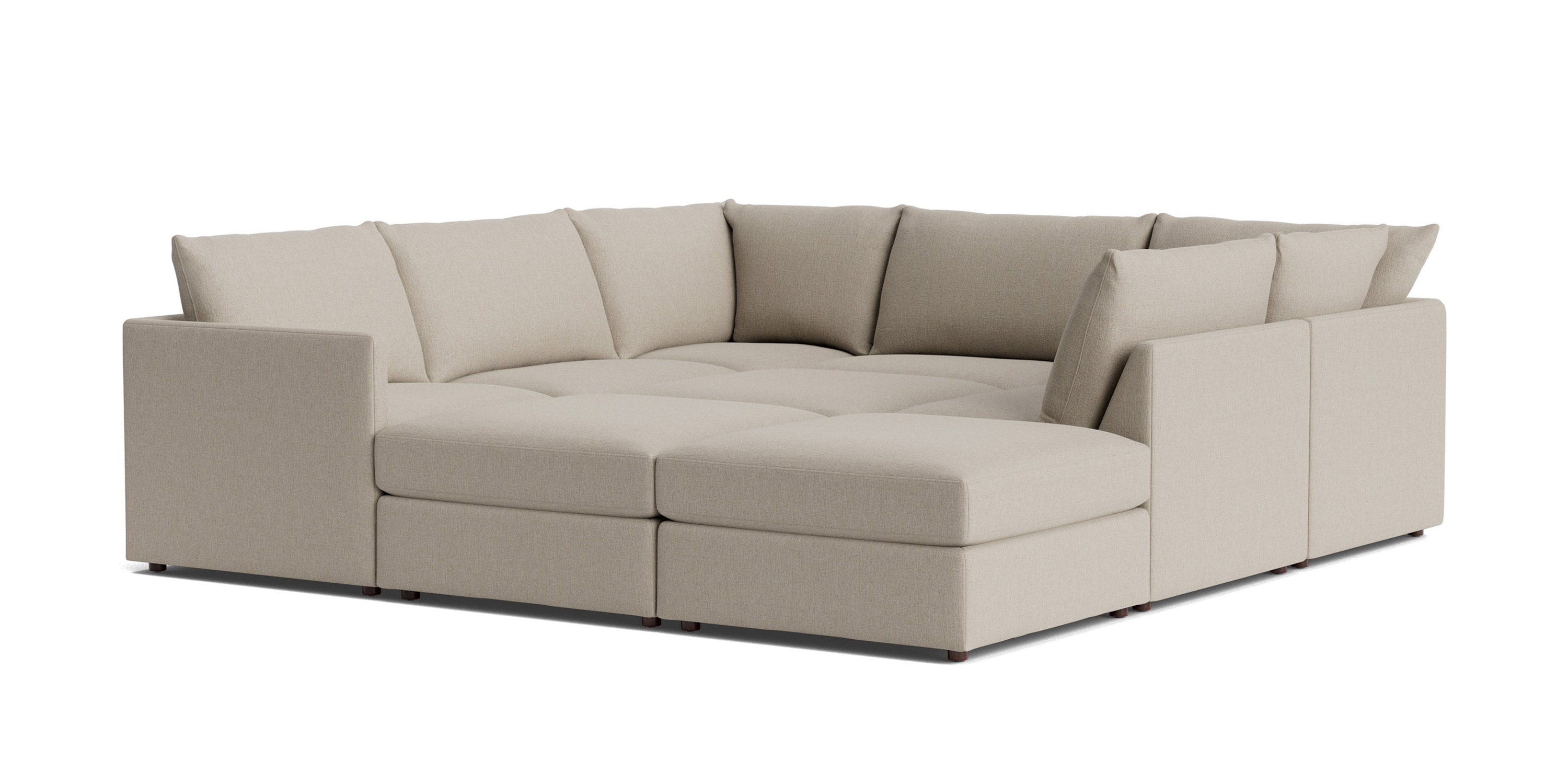 Beckham Thin Track Arm Modular Pit Sectional 2676PSECTFC2