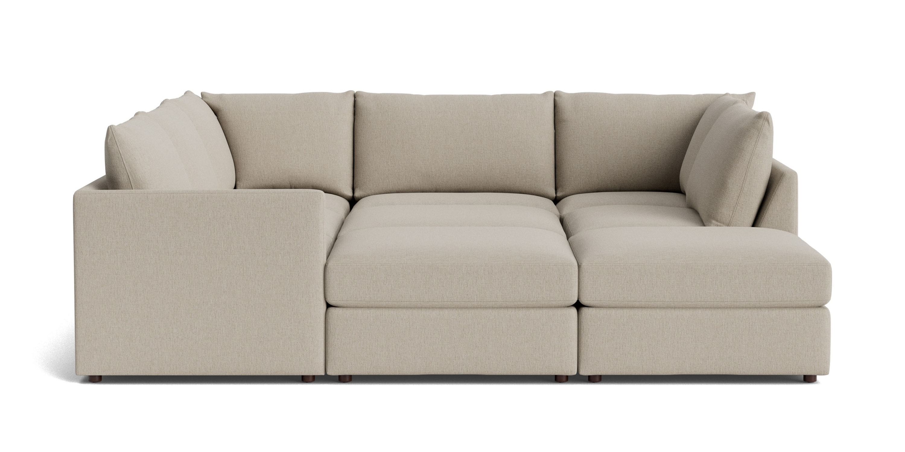 Beckham Thin Track Arm Modular Pit Sectional 2676PSECTFC2