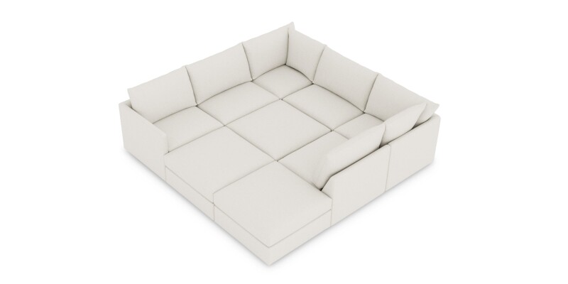 Beckham Thin Track Arm Modular Pit Sectional 2676PSECTKIT35