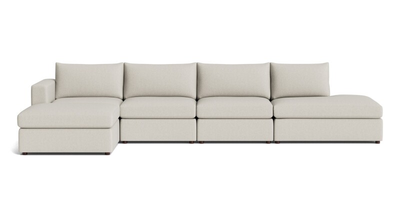 Beckham Bumper Modular L-Shaped Sectional 2676RBSECTWFC