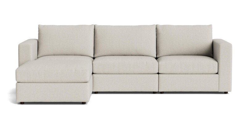 Beckham Track Arm Modular Sofa with Ottoman 2676SCSECTKIT25
