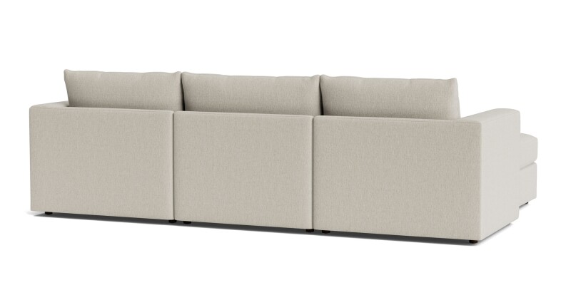 Beckham Track Arm Modular Sofa with Ottoman 2676SCSECTKIT25