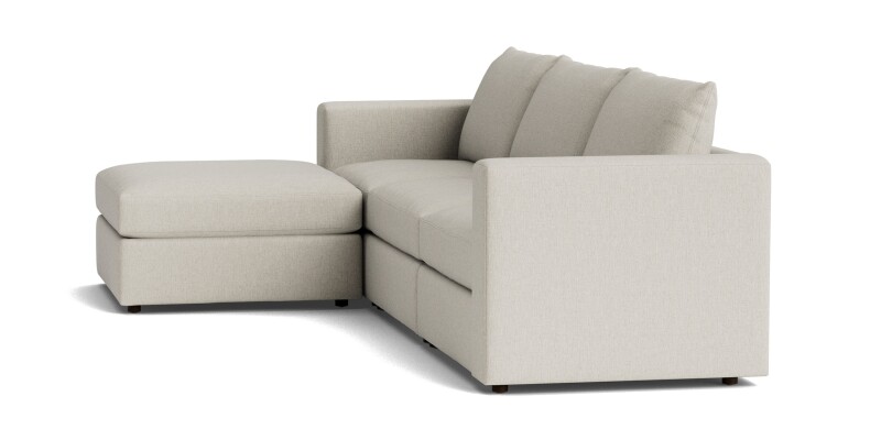 Beckham Track Arm Modular Sofa with Ottoman 2676SCSECTKIT27