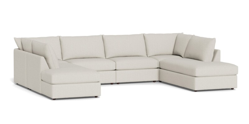 Beckham Bumper Modular U-Shaped Sectional 2676USECTBKIT30
