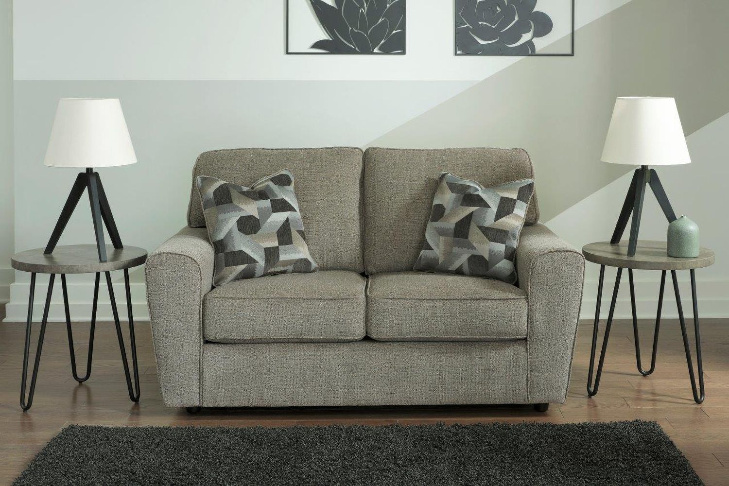 Cascilla Loveseat In Pewter 2680535