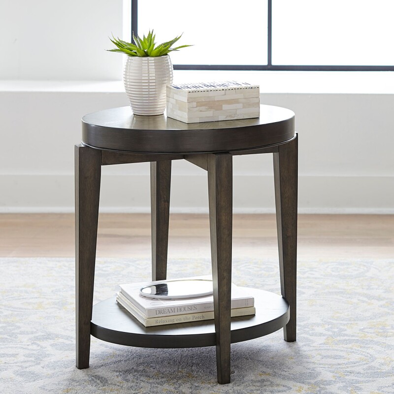 Penton Oval Chair Side Table 268OT1021