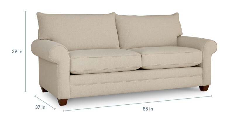 Alexander Roll Arm Sofa 27126QFCFC1872PREMIER