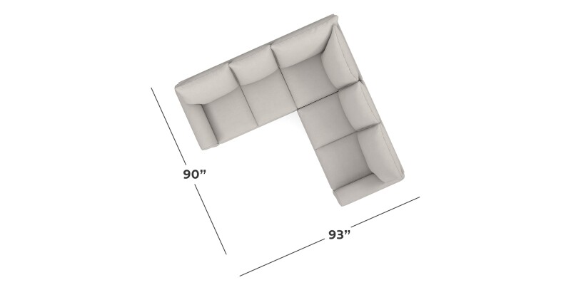 Alexander Roll Arm L-Shaped Sectional 2712LSECTSFCFC18719PREMIER