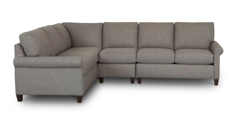 Spencer Roll Arm L-Shaped Sectional 2714LSECTLFCFC18915SUPPORT