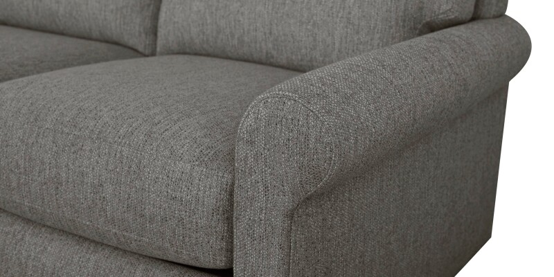 Spencer Roll Arm L-Shaped Sectional 2714LSECTSFCFC18919SUPPORT