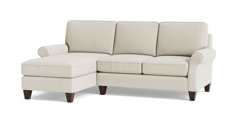 Davenport Roll Arm Chaise Sectional 2716LCSECTSFC
