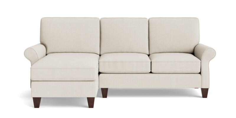 Davenport Roll Arm Chaise Sectional 2716LCSECTSKIT35