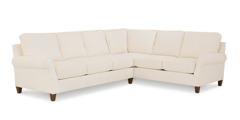 Davenport Roll Arm L-Shaped Sectional 2716LSECTLFC