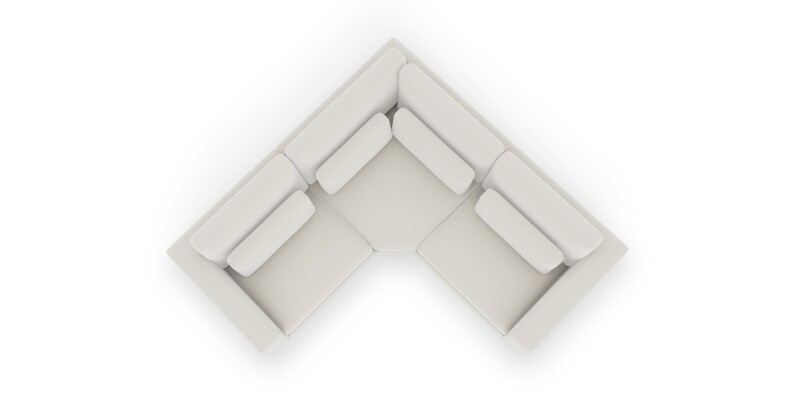Moby Track Arm L-Shaped Sectional 2728LSECTFC3