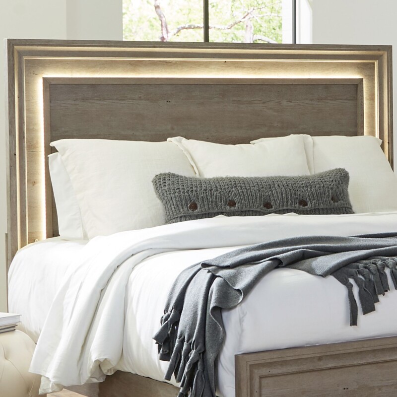 Horizons Queen Panel Headboard w/ Lights 272BR13