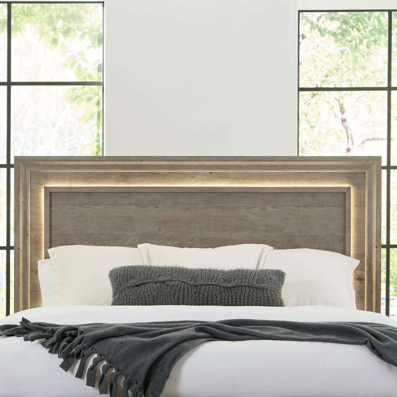 Horizons Queen Panel Headboard w/ Lights 272BR13
