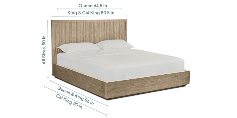 Andora Panel Bed 2730K169