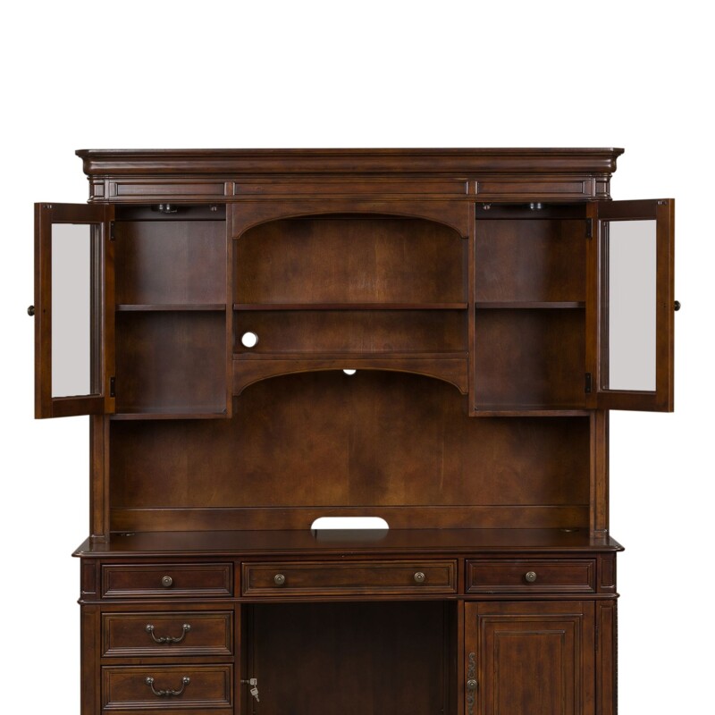 Brayton Manor Jr Executive Credenza Hutch 273HO131