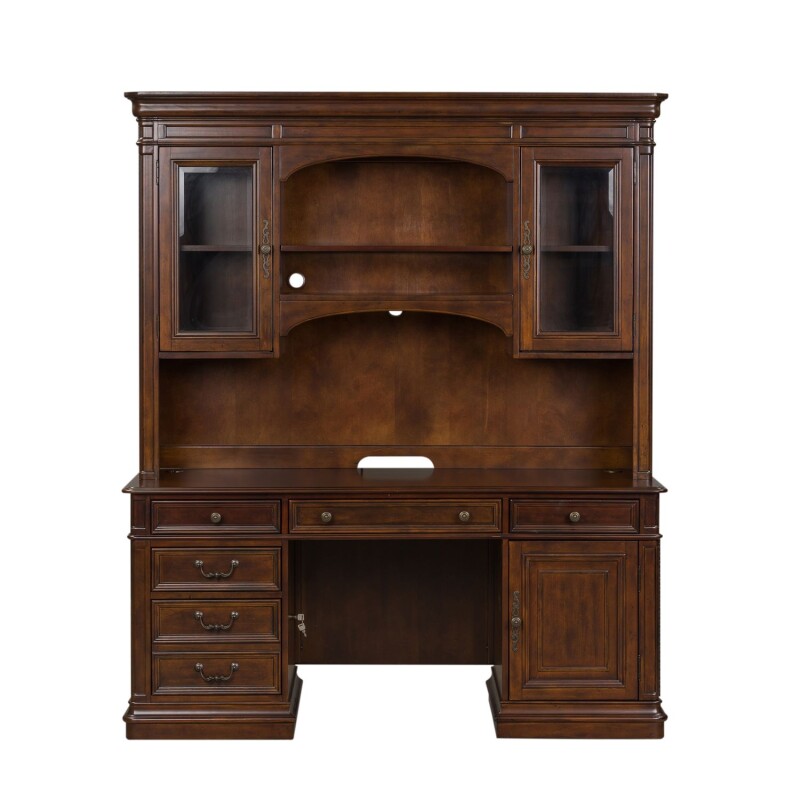 Brayton Manor Jr Executive Credenza Hutch 273HO131