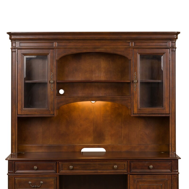 Brayton Manor Jr Executive Credenza Hutch 273HO131