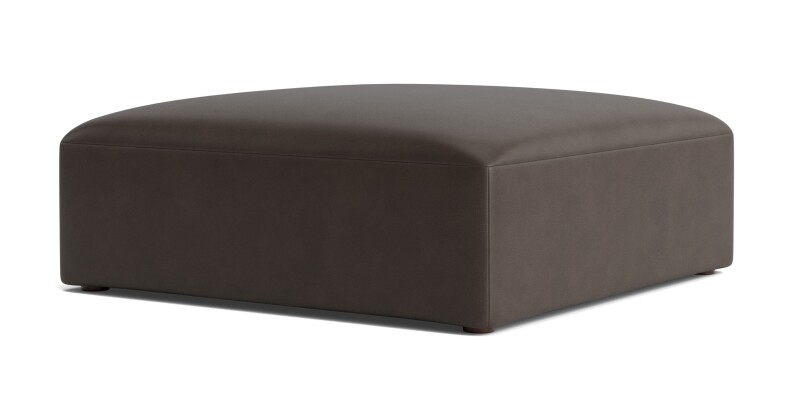 Clyde Leather Ottoman 275600L53