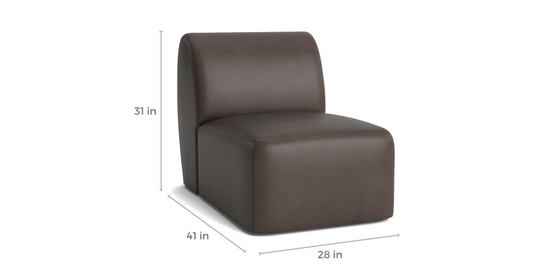 Clyde Leather Accent Chair 275602L54