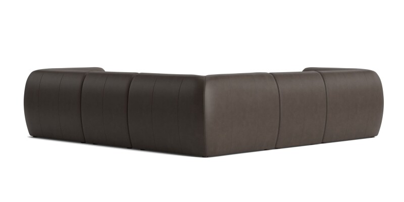 Clyde Leather Modular L-Shaped Sectional 2756LSECTLKIT59