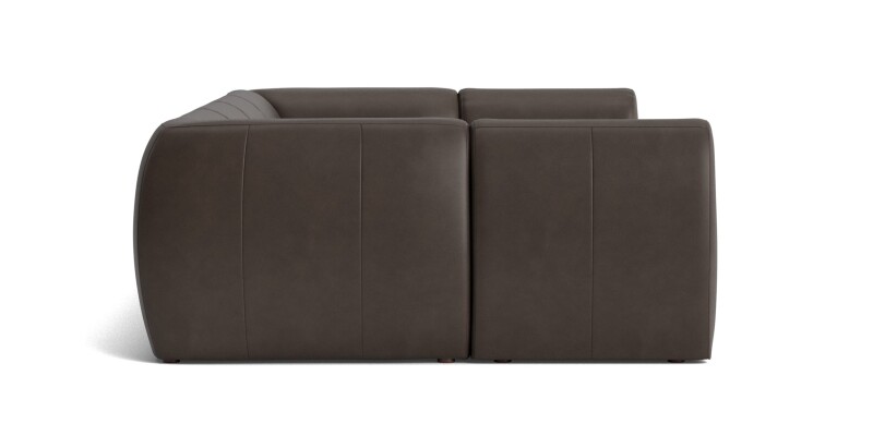 Clyde Leather Modular U-Shaped Sectional 2756USECT6LKIT52