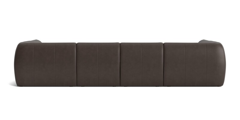 Clyde Leather Modular U-Shaped Sectional 2756USECT6LKIT56
