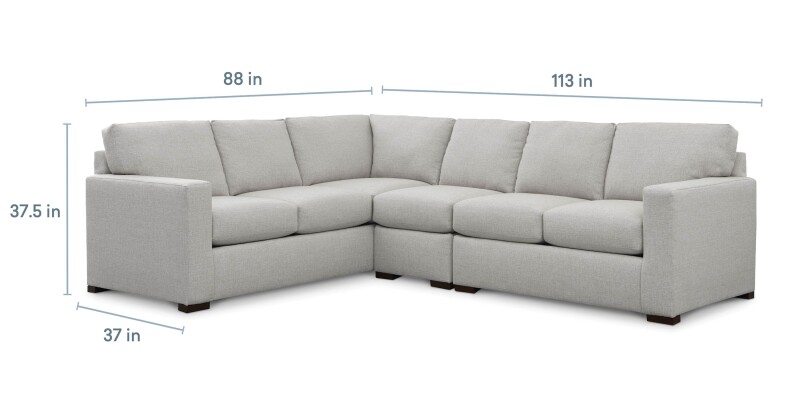 Anson Track Arm L-Shaped Sectional 2768LSECTLFCFC22419SUPPORT