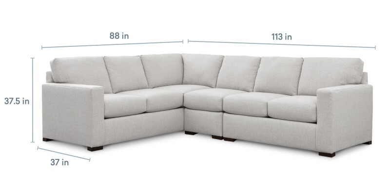 Anson Track Arm L-Shaped Sectional 2768LSECTLFCFC2241SUPPORT