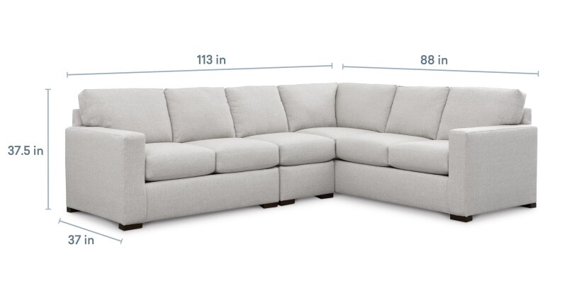 Anson Track Arm L-Shaped Sectional 2768LSECTLFCRFC2241PREMIER