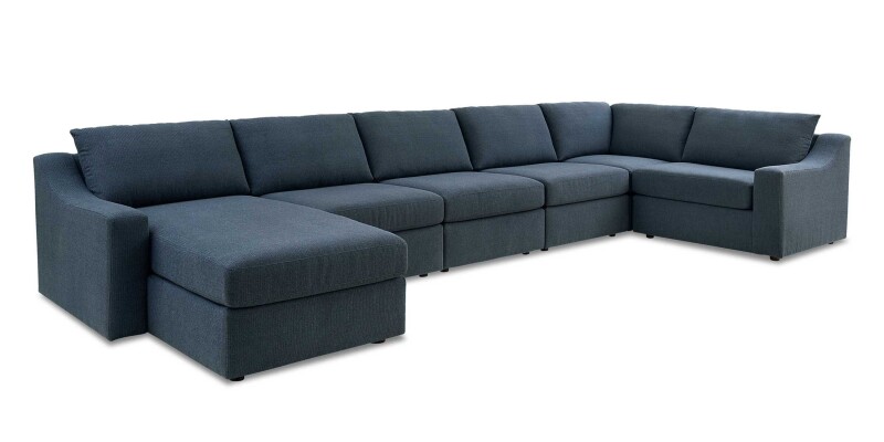 Blake Slope Arm U-Shape Sectional 2776LUSECT161715LOUNGE