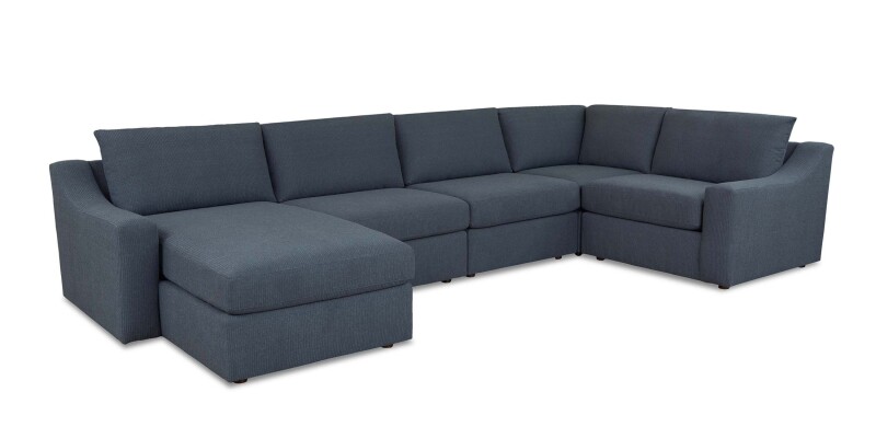 Blake Slope Arm U-Shaped Sectional 2776LUSECT5FCFC2365LOUNGE