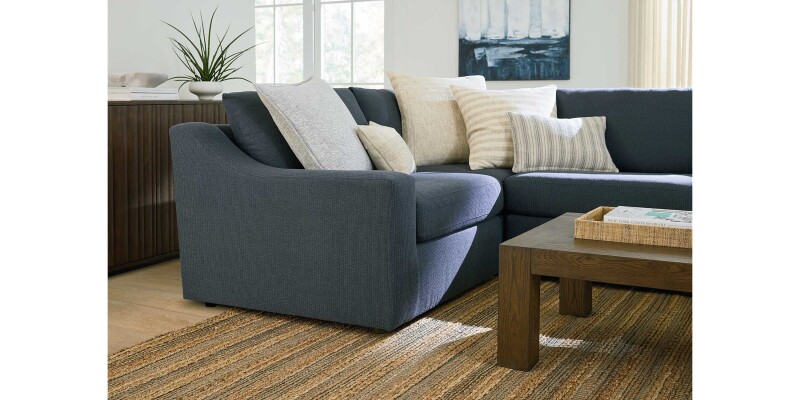 Blake Slope Arm U-Shaped Sectional 2776RUSECTFCFC2365PREMIER