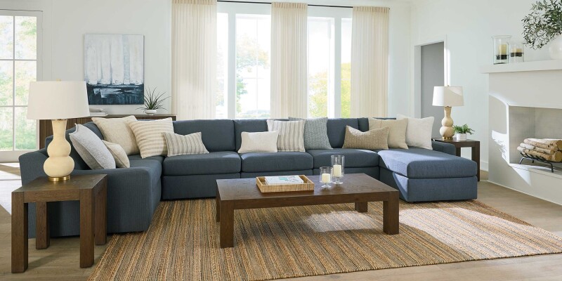 Blake Slope Arm U-Shaped Sectional 2776RUSECTFCFC2365SUPPORT