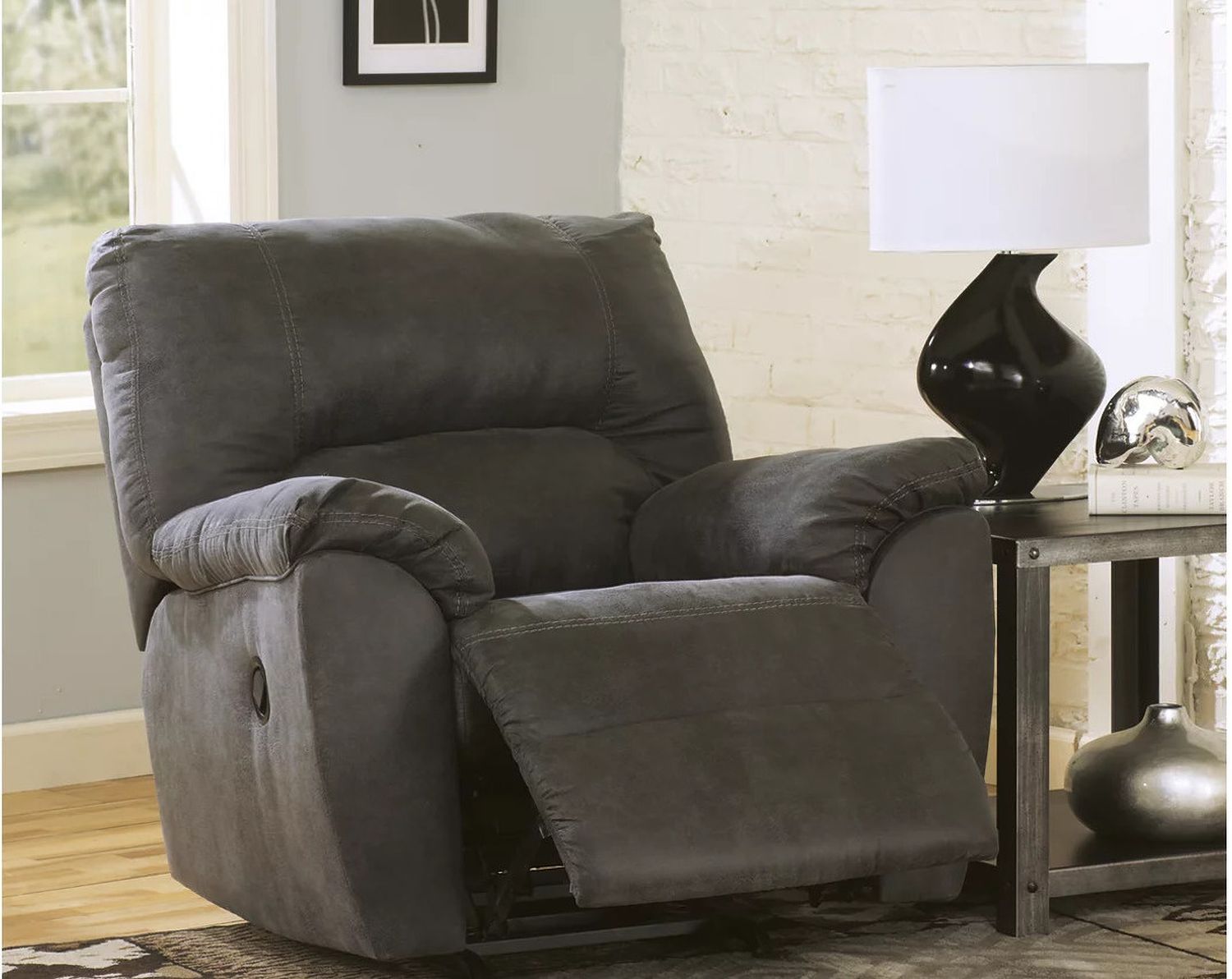 Tambo 2-Piece Reclining Sectional In Pewter 27801S1