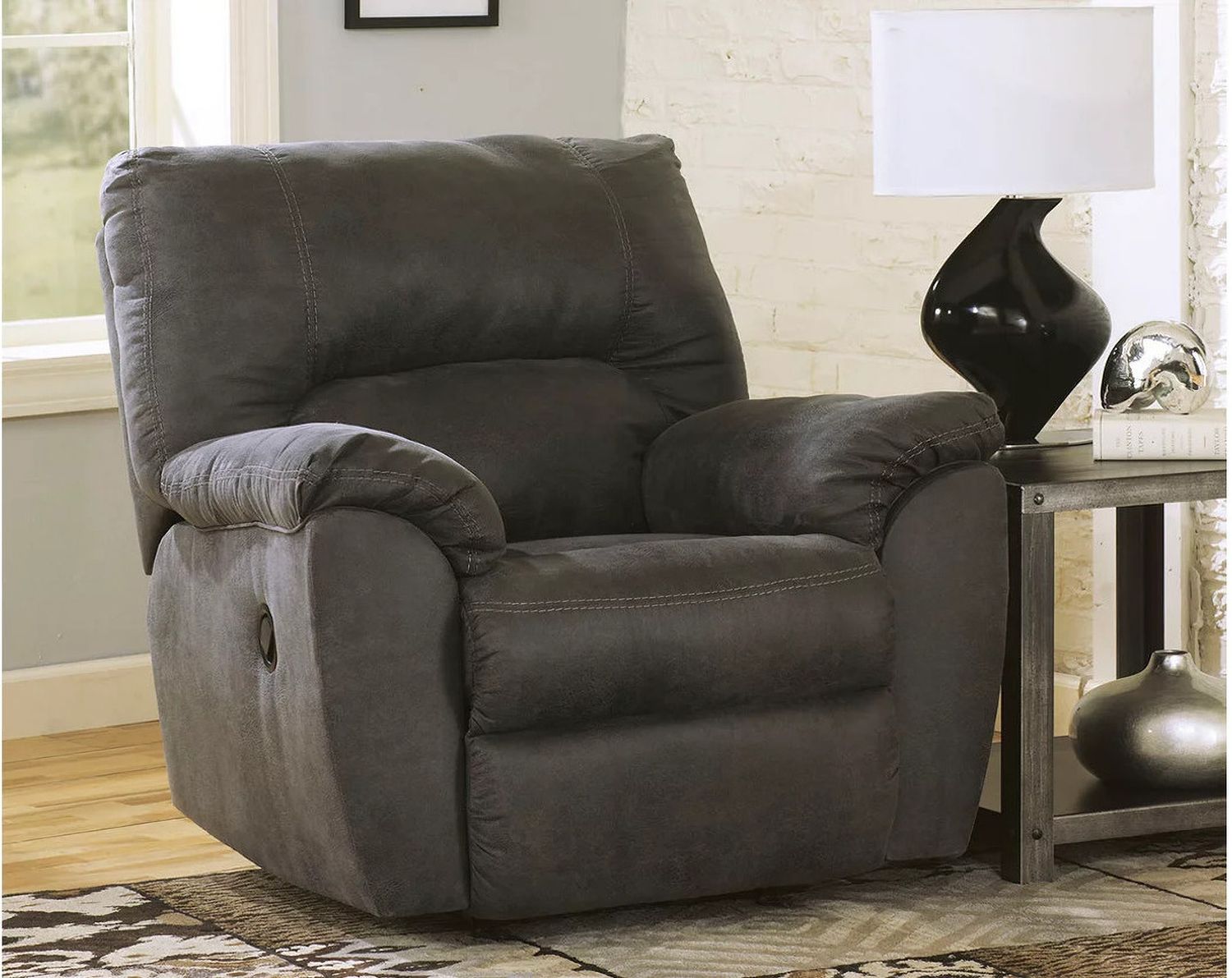 Tambo 2-Piece Reclining Sectional In Pewter 27801S1