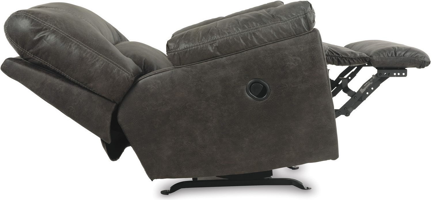 Tambo 2-Piece Sectional with Recliner In Pewter 27801U1
